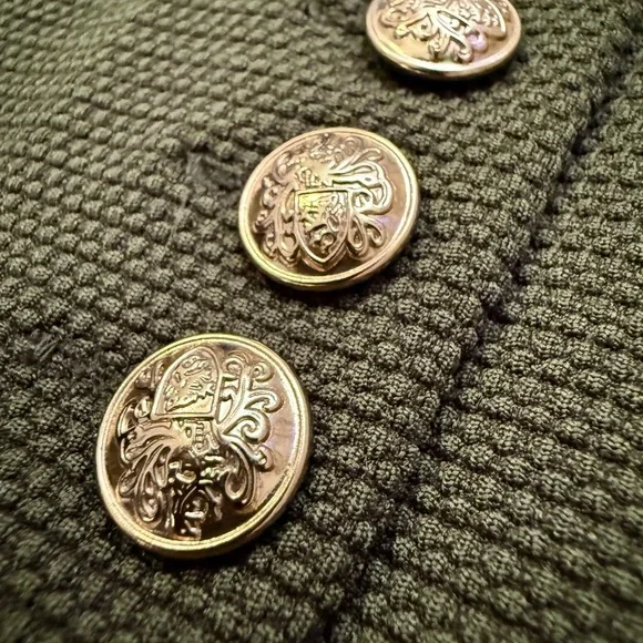 New York & Co. Green Military Blazer - Picture 3 of 10